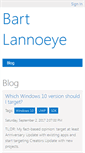 Mobile Screenshot of bartlannoeye.com